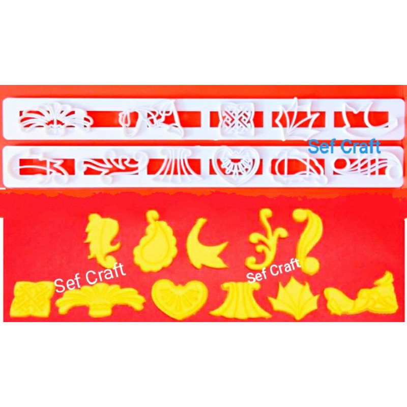 

Decorative 11 design cutter 2 / set Linuo import