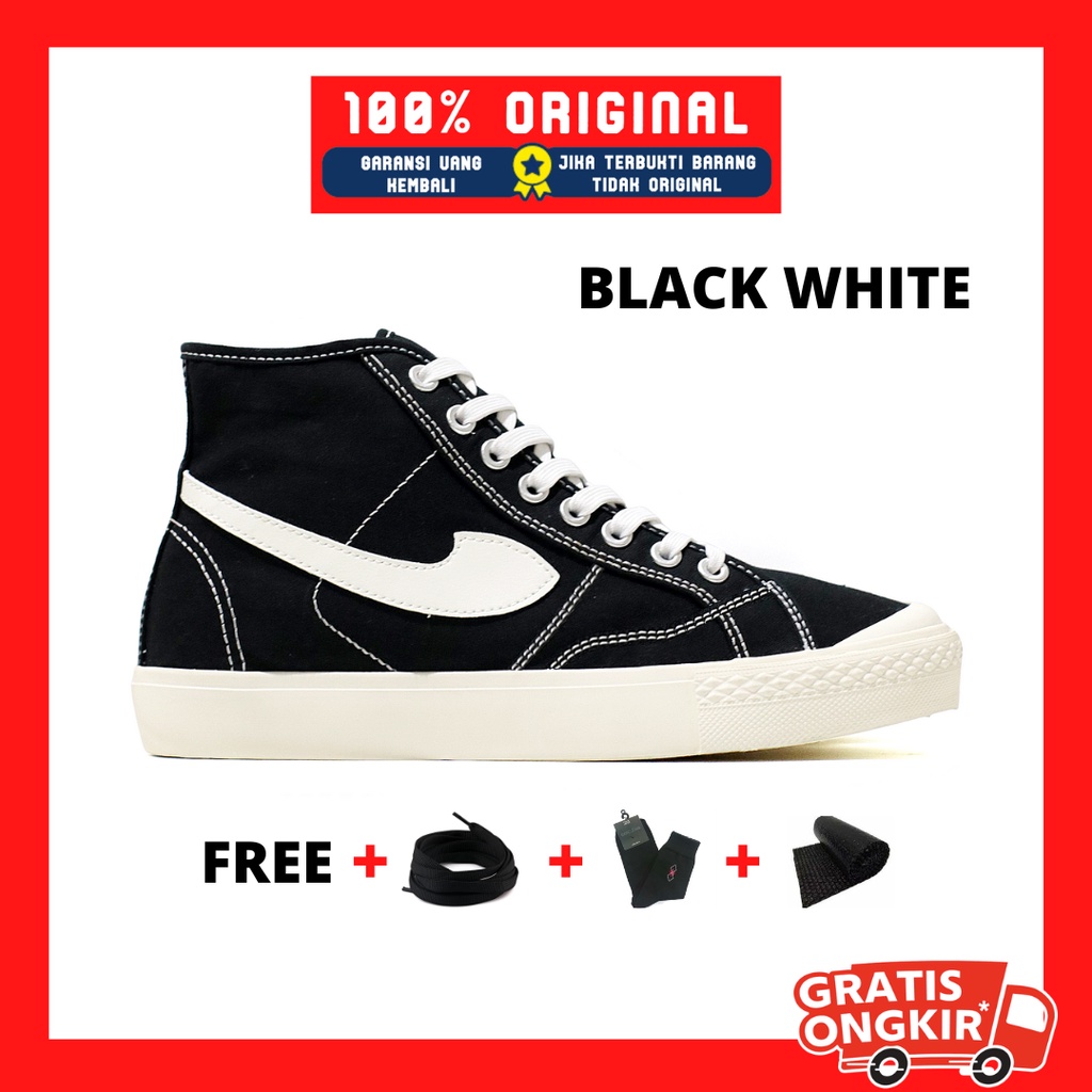 Original Not Sepatu Compass Gazelle High Sneakers Lokal Casual Pria dan Wanita Hi