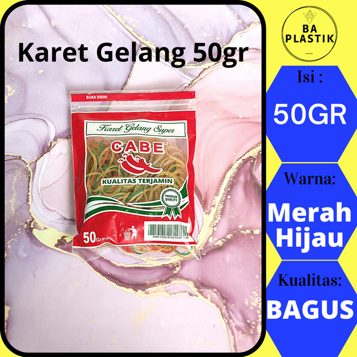 Karet Gelang Super Cabe / Karet gelang murah / karet gelang