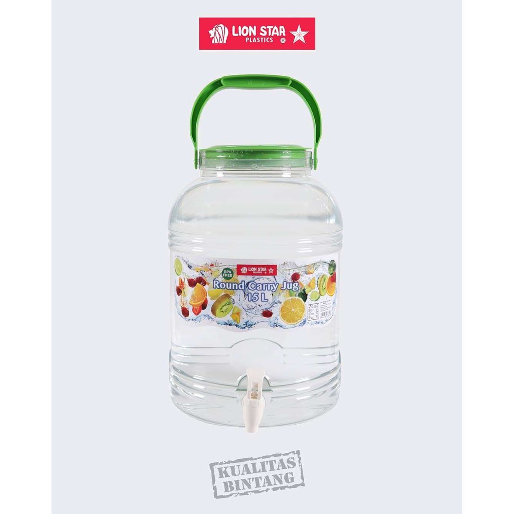 LION STAR D 47 ROUND CARRY JUG 15 L DISPENSER GALON AIR 15L LIONSTAR