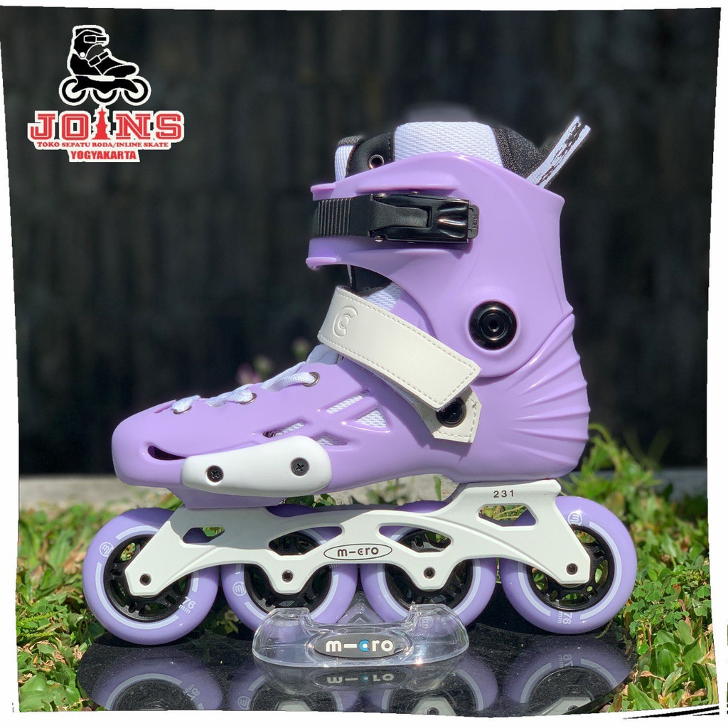 Sepatu Roda Pemula Inline Skate M-cro MT4 Lavender