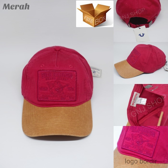 Topi Baseball True Religion Brand Jeans Bordir Import 6 Warna UNISEX