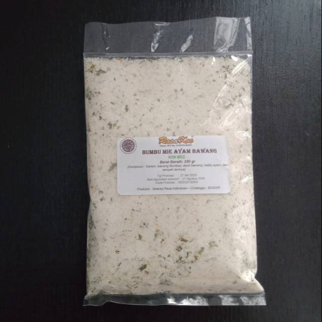 

Bumbu 250gr Non MSG Mie Rasa Ayam Bawang Rasakoe Bisa COD bumbudapurbintang