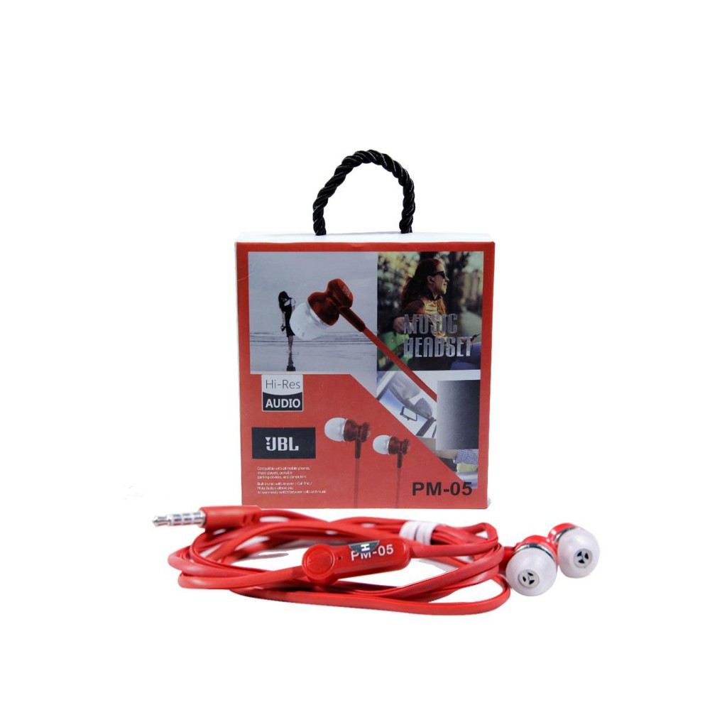Earphone JBL PM-05 Headset JBL PM-05 Super Bass
