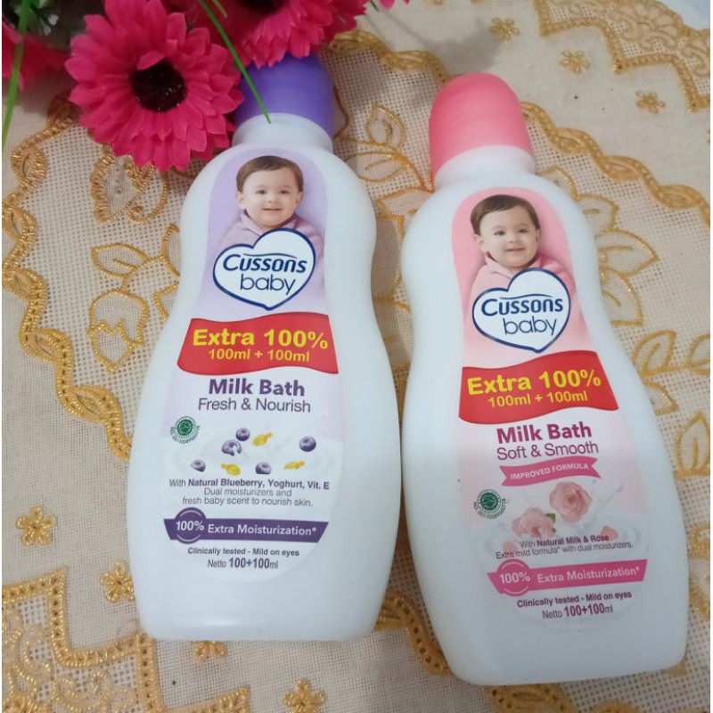 Cussons baby Milk Bath 100 Ml + 100 Ml