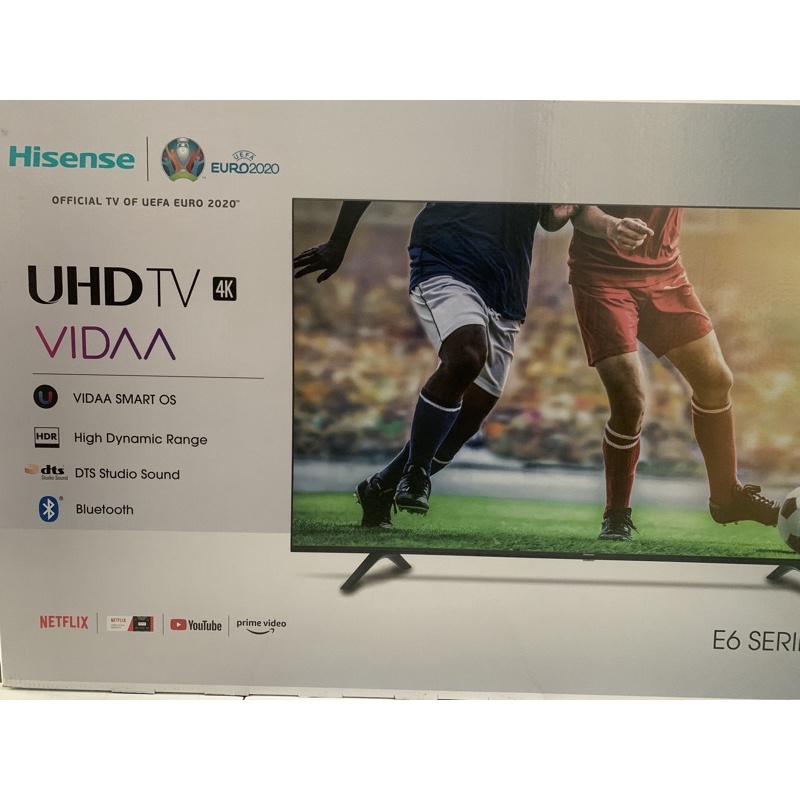 HISENSE LED 50E6F 50 INCH SMART TV UHD 4K Digital - Bluetooth Youtube