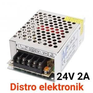 ADAPTOR 24V 2A POWER SUPPLY SWITCHING LED JARING 2 AMPERE 24 VOLT DC