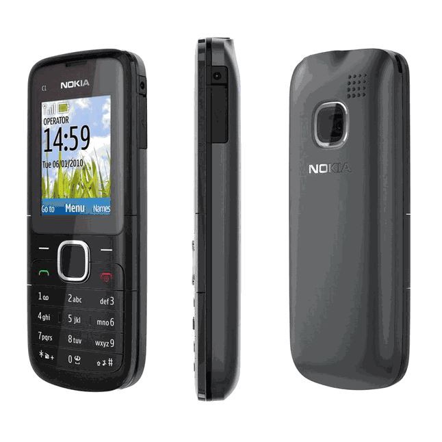 BEST SELLER - Jual HP/Handphone Nokia C1-01 - HP Nokia Jadul Murah - Second Original 100%