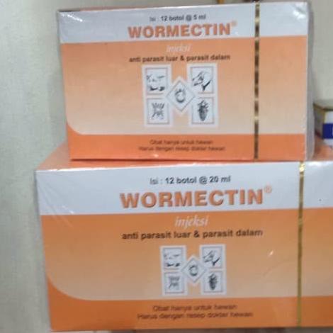 Obat kutu parasit suntik anjing kucing hewan ternak wormectin