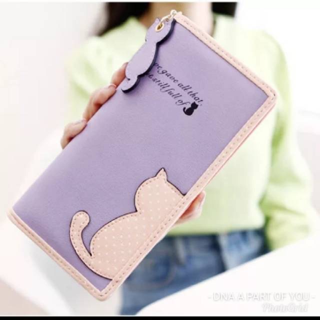 Dompet Wanita Wallet Cat Panjang