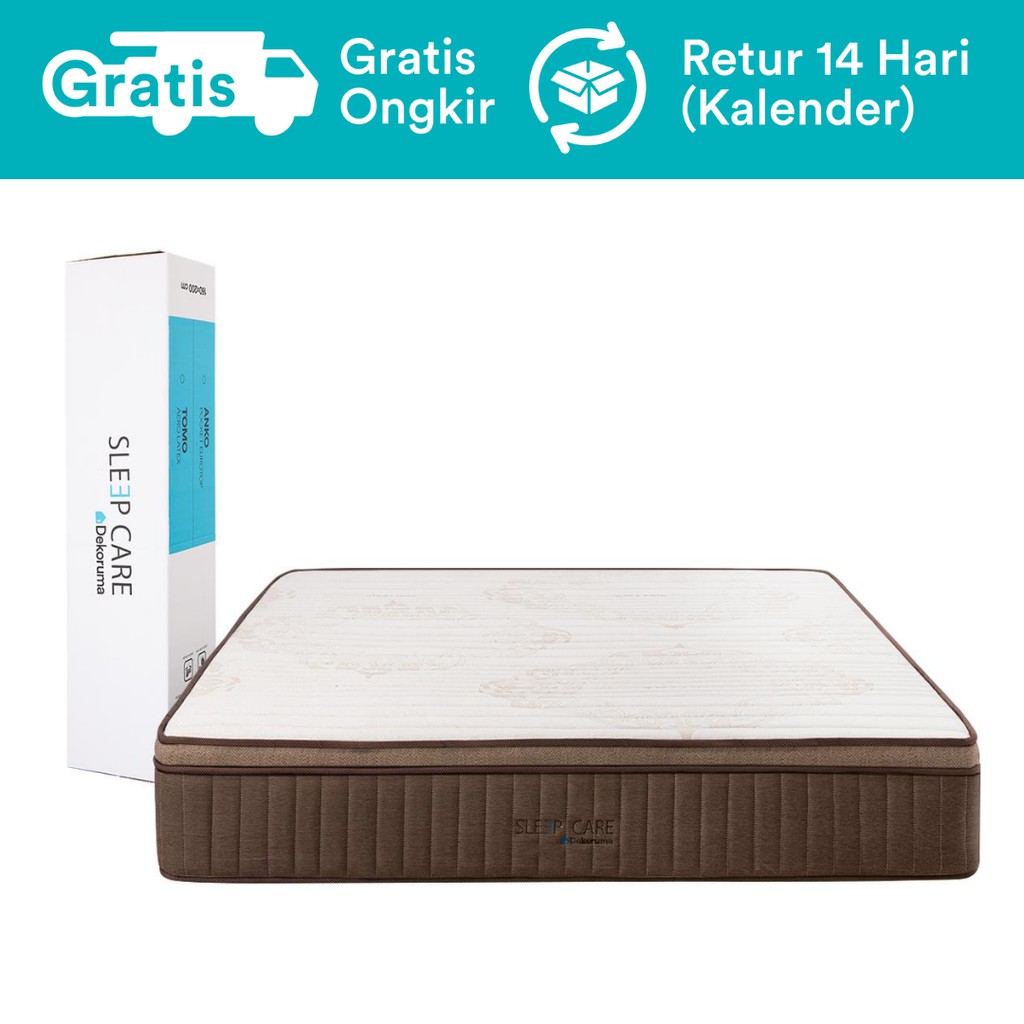 Dekoruma Anko Kasur Spring Bed Euro Top Medium Soft - 120x200/160x200/180x200 [Hanya Matras]