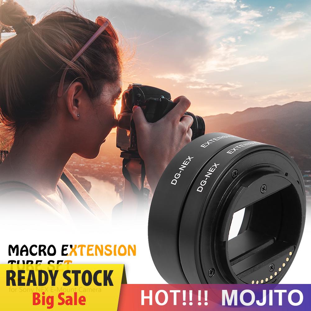 Set Tabung Ekstensi Makro Autofocus Af 10mm 16mm Untuk Kamera Sony Nex E-Mount