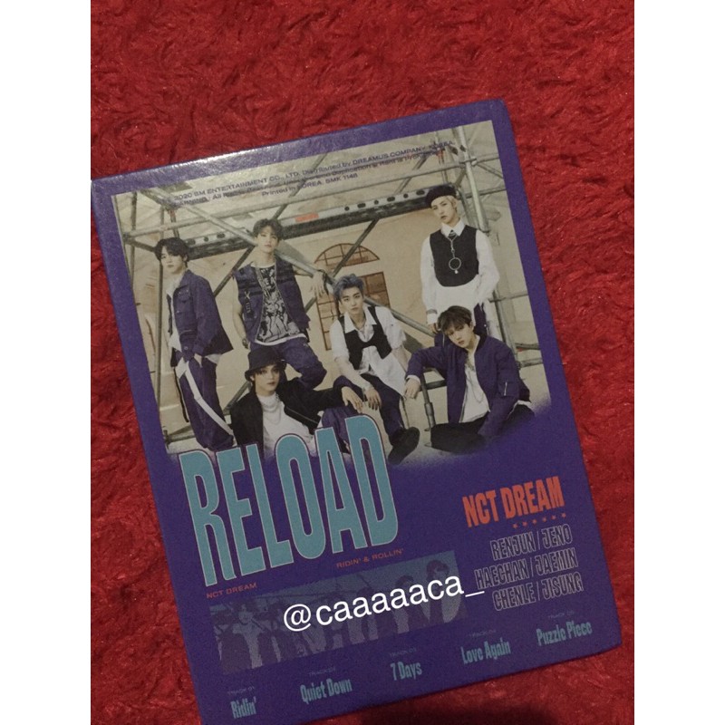 Album only reload rollin ver.