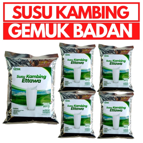 

Susu Kambing Etawa Bubuk Original Full Cream Tanpa Gula Penggemuk Badan Tidak Bau Amis 200 Gr