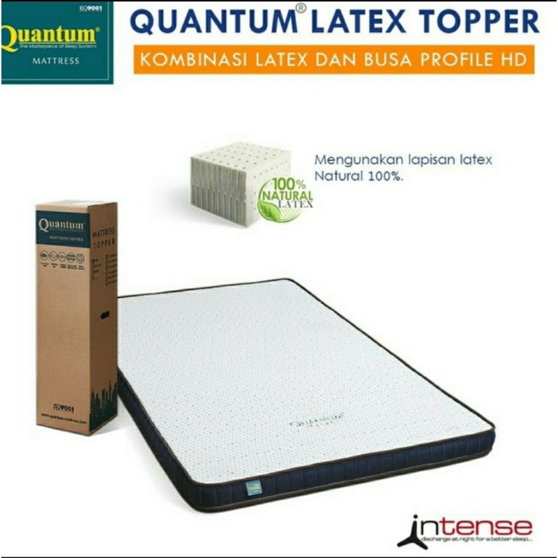 Quantum Latex Topper Mattress 9cm Intense 180x200