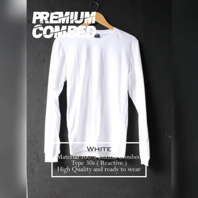 KAOS POLOS CATTON COMBED 30S