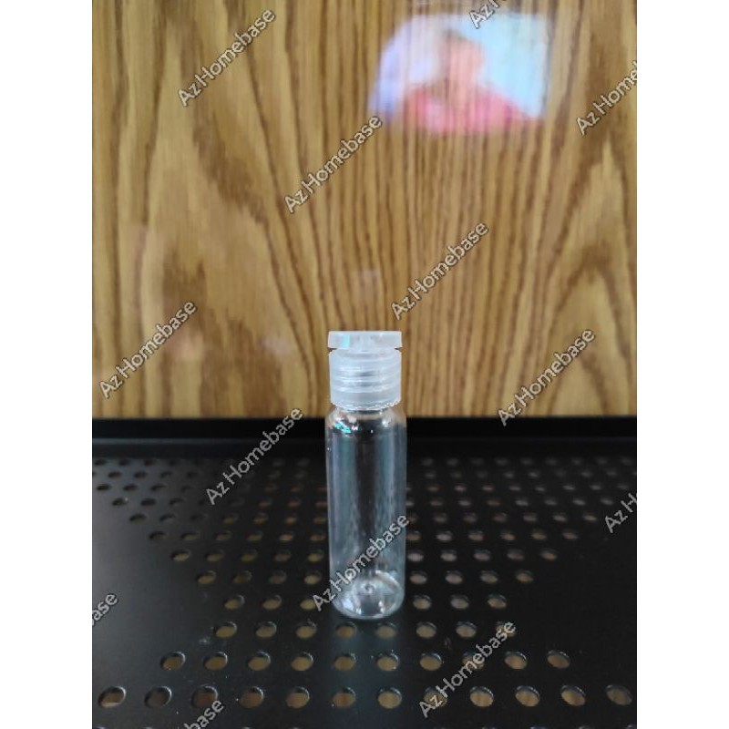 Botol Fliptop 30ml Natural - Botol PET 30 ml - Botol Sabun 30 ml - Botol Toner 30ml - Botol 30ml