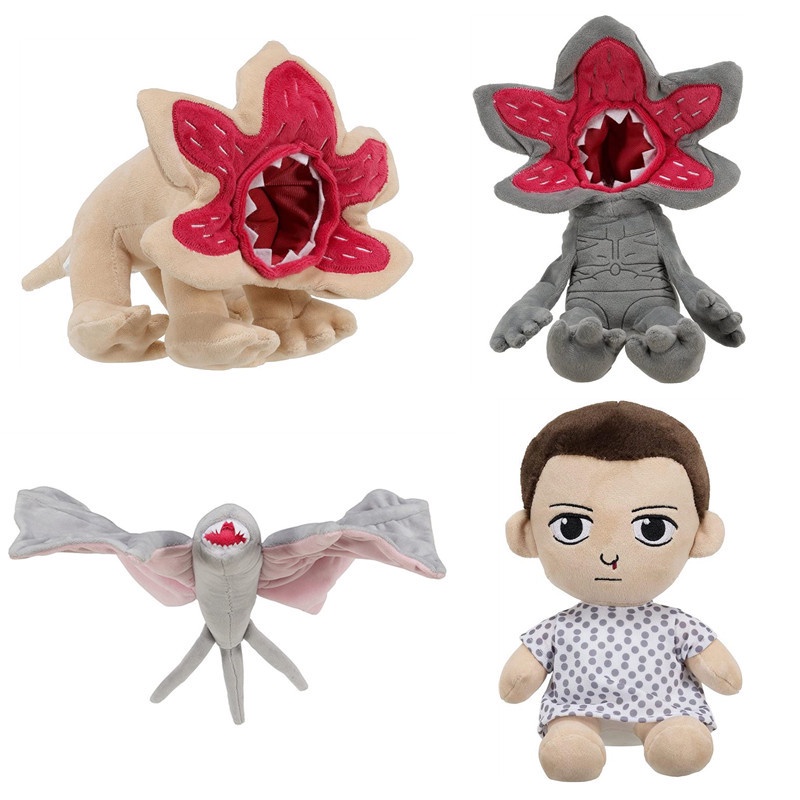 Mainan Boneka Stuffed Plush Bentuk Demogorgon Eggo Eleven Ukuran 20-35CM Untuk Hadiah Ulang Tahun Anak