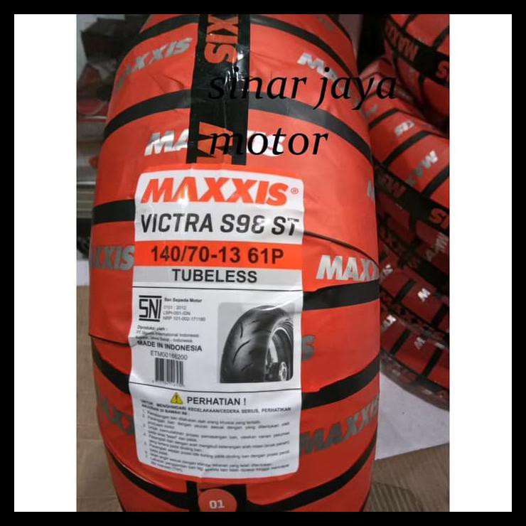 Ban Belakang NMAX 140/70-13 Maxxis VICTRA S98 ST pengganti Ma-F1st