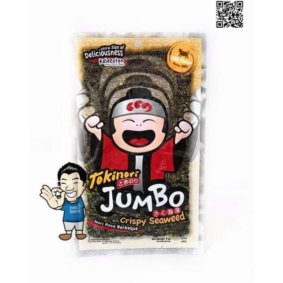 

Promo Tokinori Jumbo Crispy Seaweed Bbq Snack- Cemilan Rumput Laut Nori 4G >