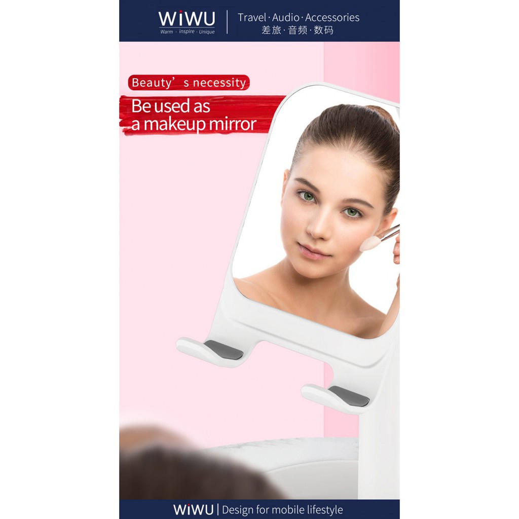 AKN88 - WIWU ZM201 - Mirror Desktop Stand For Phone and Tablet
