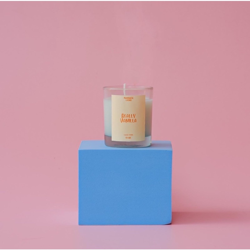 Classic Scented Candle 60 Gr.- Lilin aromaterapi - Gift Hadiah Souvenir