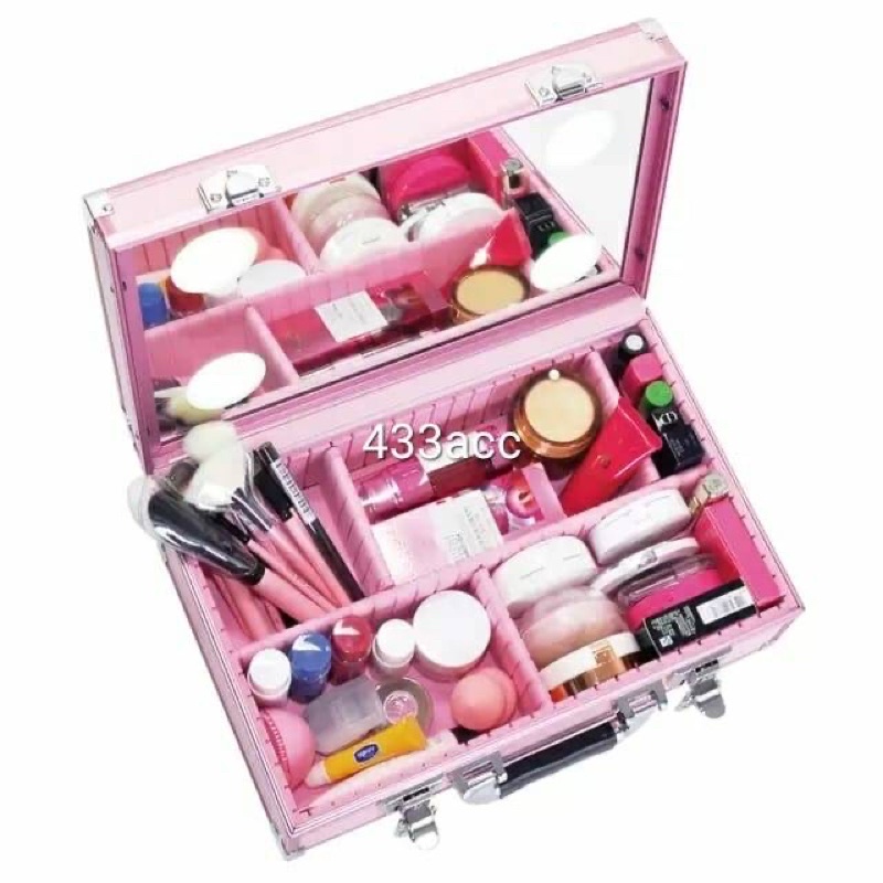 Tas koper Makeup / Box makeup / Beauty case Profesional Makeup / Kotak kosmetik / Tas kosmetik / Tas makeup