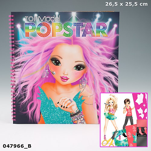 

TOPModel TM 7966 TOPModel POPSTARColouring book (without sound)