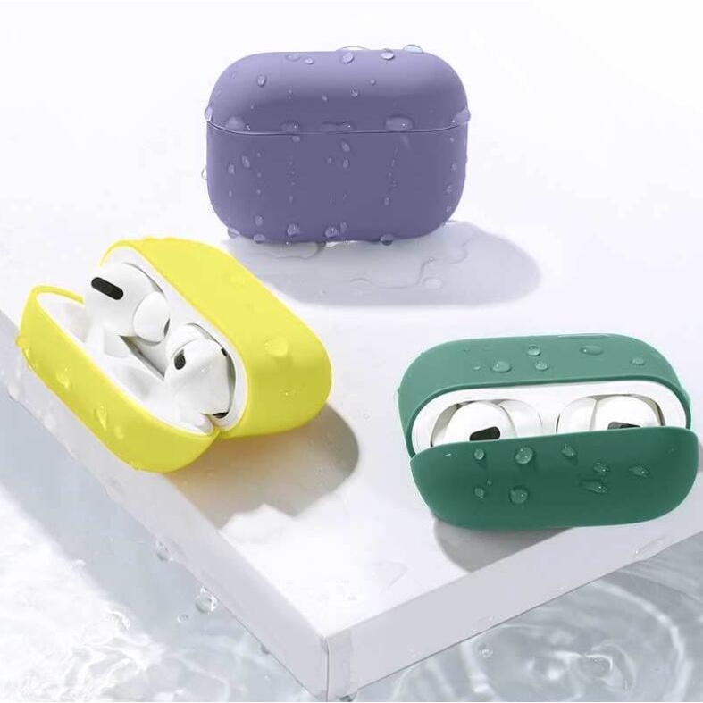 Case Pelindung Bahan Silikon Untuk AirPods 1 2 3 Pro