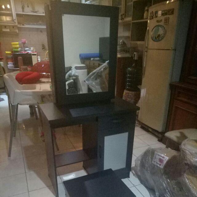 Termurah Meja Rias Mr 530 Partikel Minimalis Tersedia Coklat Dan Silver Pintu Sliding
