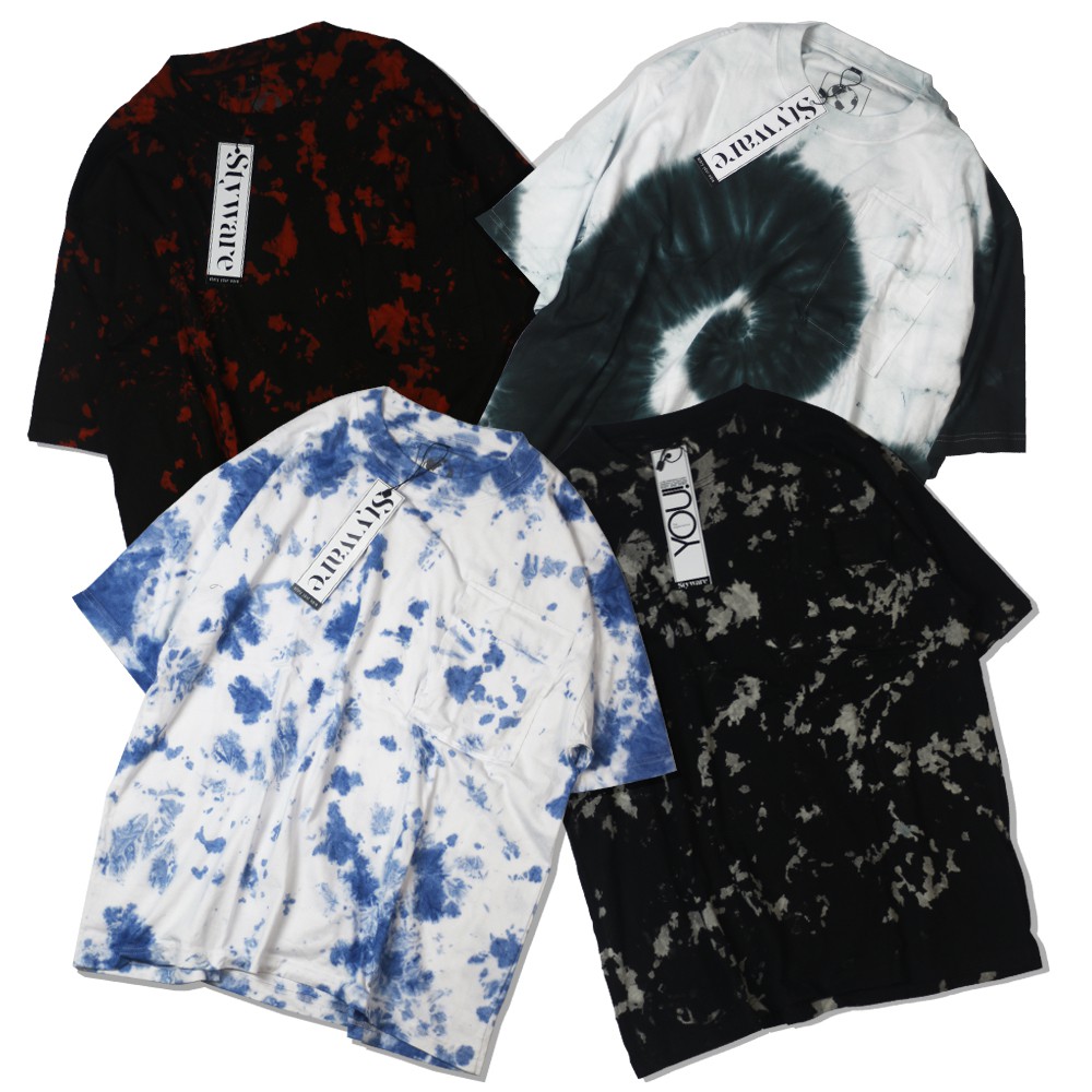 Styware / Kaos Oversize Pocket Tiedye / Unisex/ /  t-shirt distro