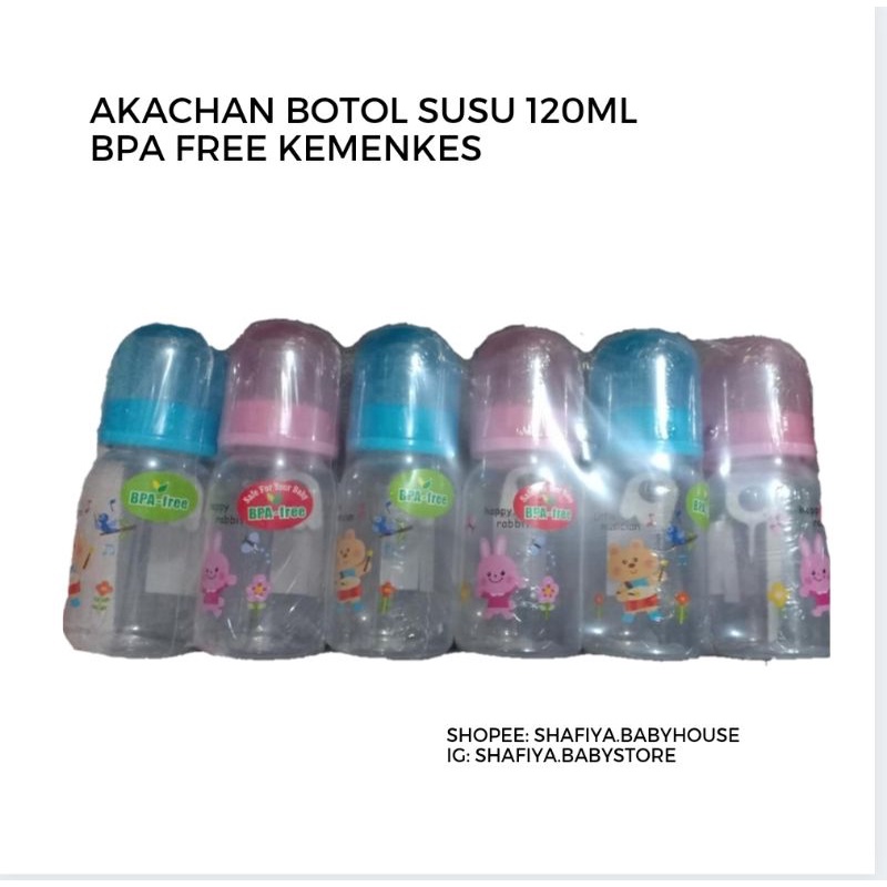 Akachan Botol Susu 120ml BPA Free