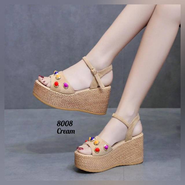 SANDAL WEDGES TRENDY KOREA#8008