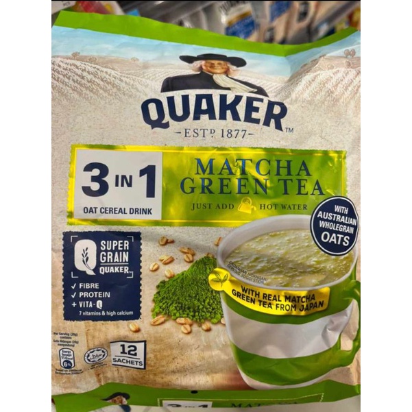 

QUAKER 3 IN 1 ISI 15 SACHET RASA COKLAT MALAYSIA/MINUMAN SEREAL/MINUMAN INSTAN