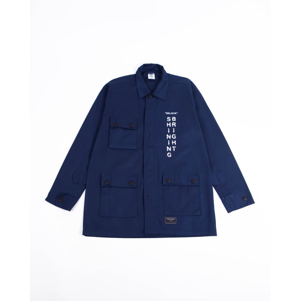 Shining Bright Fuct Jungle Jacket - Navy