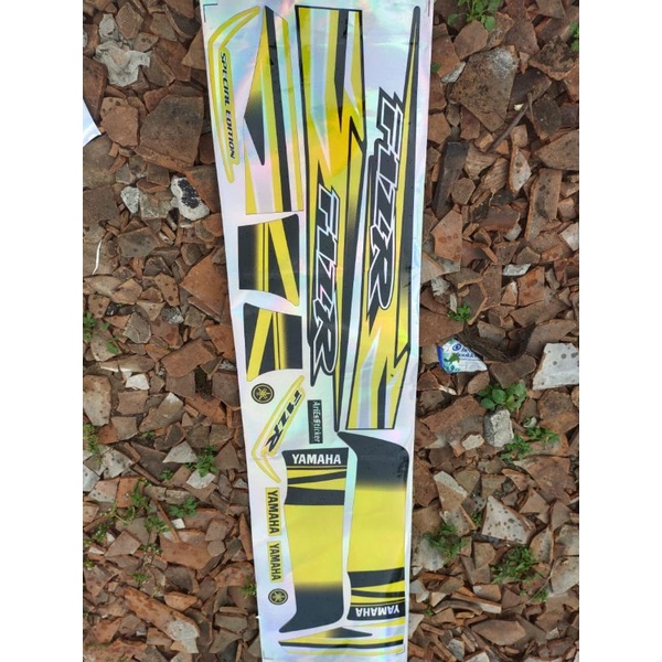 striping stiker Yamaha f1zr fiz r limited edition kuning krom hologram