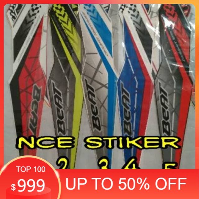 STIKER STRIPING HONDA BEAT FI 2016