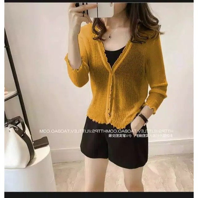 FX SHOP CARDI JULI RAJUT / CARDY JULI / CARDI KRIWIL HQ PREMIUM