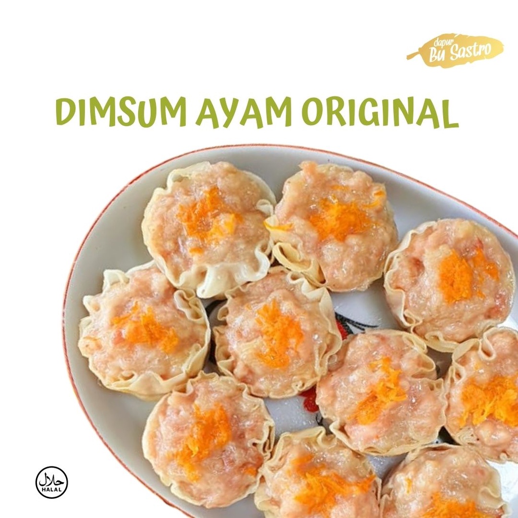 

Dimsum Ayam Dapur Bu Sastro - Original Frozen (Isi 100 Pcs)