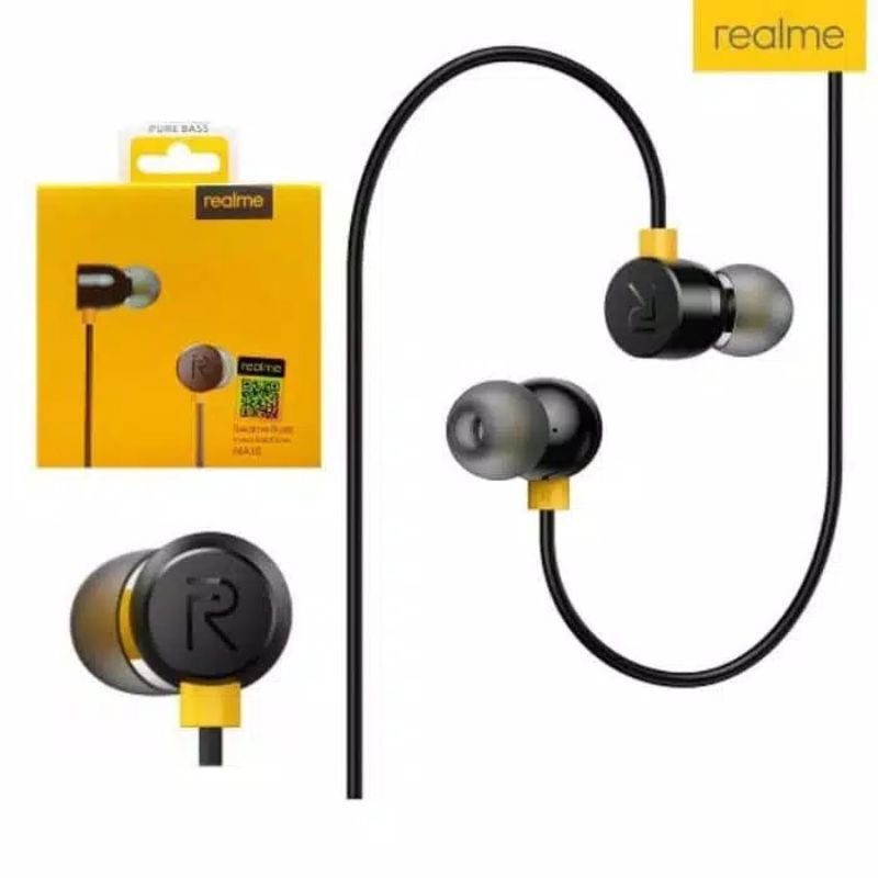 Headset realme MA10 magnet stereo bass handsfree/earphone