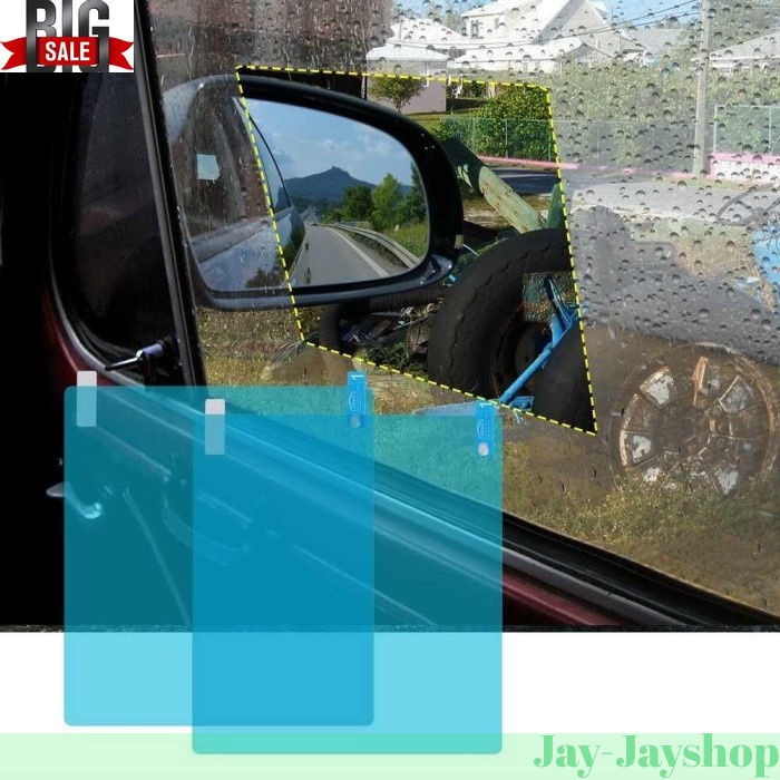 Sticker Anti Fog Spion Mobil Waterproof Film 20x16cm 2PCS PROMO