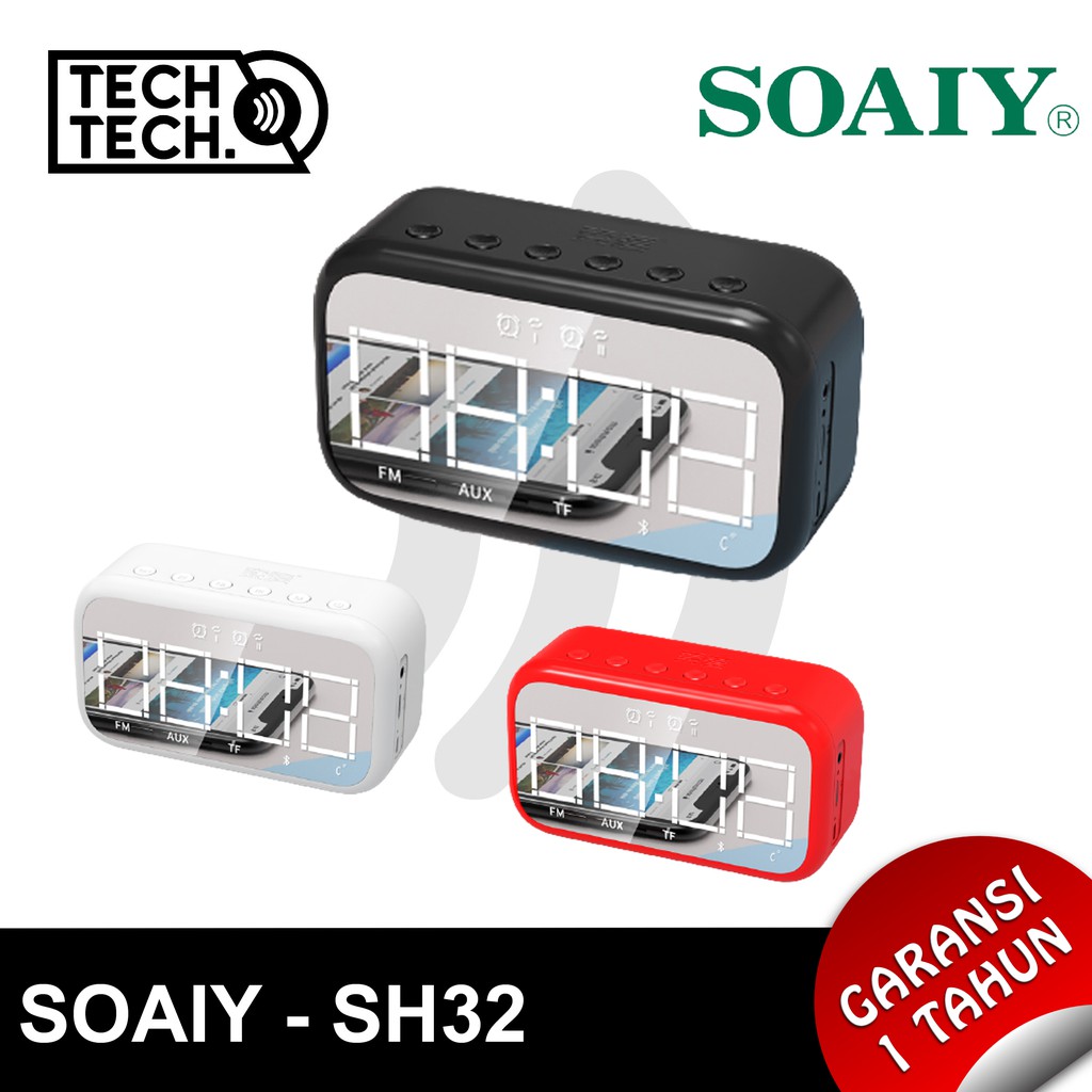 SONY ERICSSON SOAIY SH32 Clock Speaker Wireless Bluetooth Portable