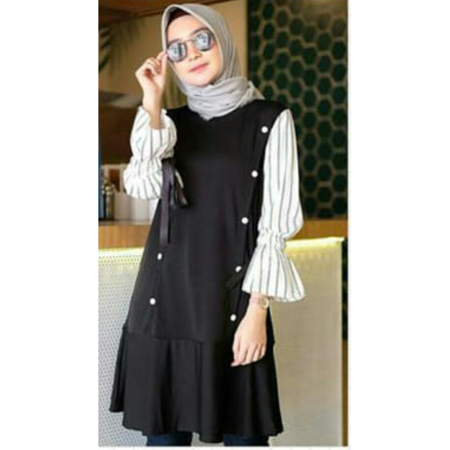 tunik kombinasi salur
