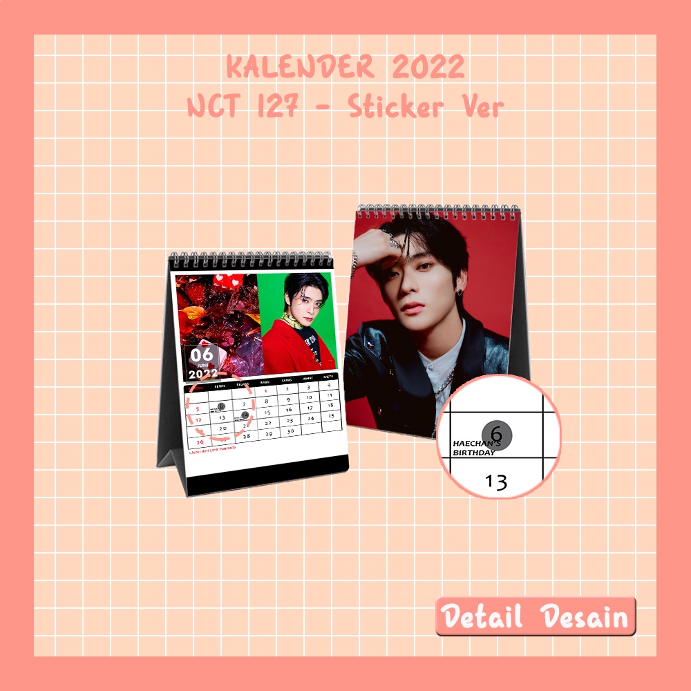 

P.O Kalender Meja 2022 | NCT 127 - Sticker Edition