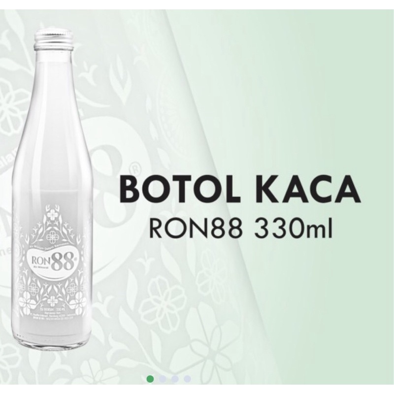 RON88 air mineral botol kaca 330ml