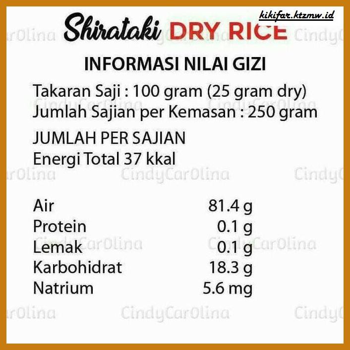 

ANEKA-BERAS- BERAS SHIRATAKI 1 KG ( DIET KETO / DIABETES ) -BERAS-SEHAT.