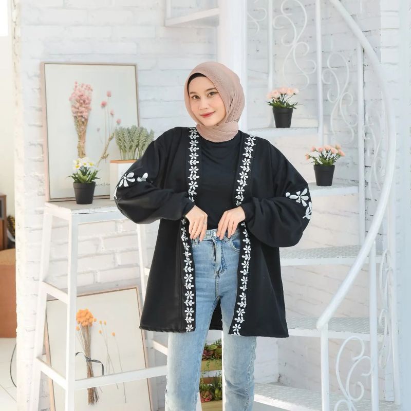 Cappadocia Outher Wanita Kekinian | Outer Cardigan Wanita Oversize | Kardigan Wanita Bahan Fleece