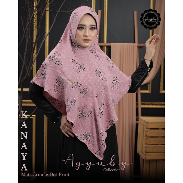 Hijab Kringkel Motif Premium Hijab Kanaya Hijab ory By Ayyubi