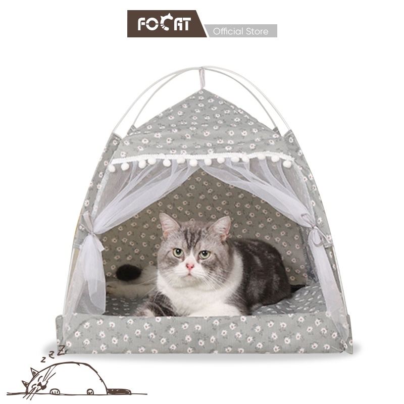 FOCAT Tempat Tidur Kucing Anjing M36 Pet Bed Tenda Hewan Peliharaan Sarang/Rumah Kucing