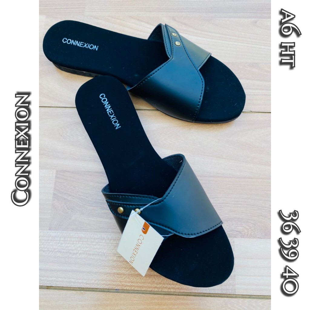 sandal a6 hitam